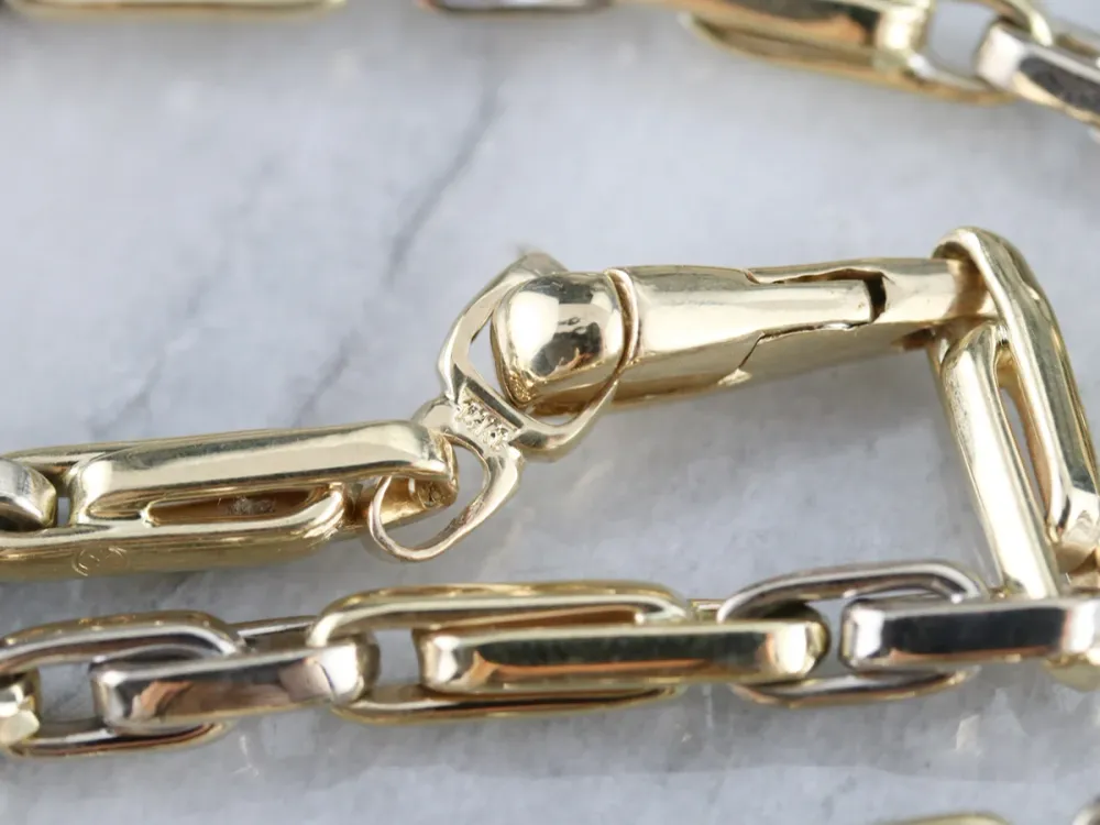 Italian Goud Double Fetter Link Chain