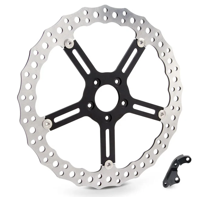 Kit De Disco Freno Delantero Big Brake Dentado 15" Para Harley Davidson