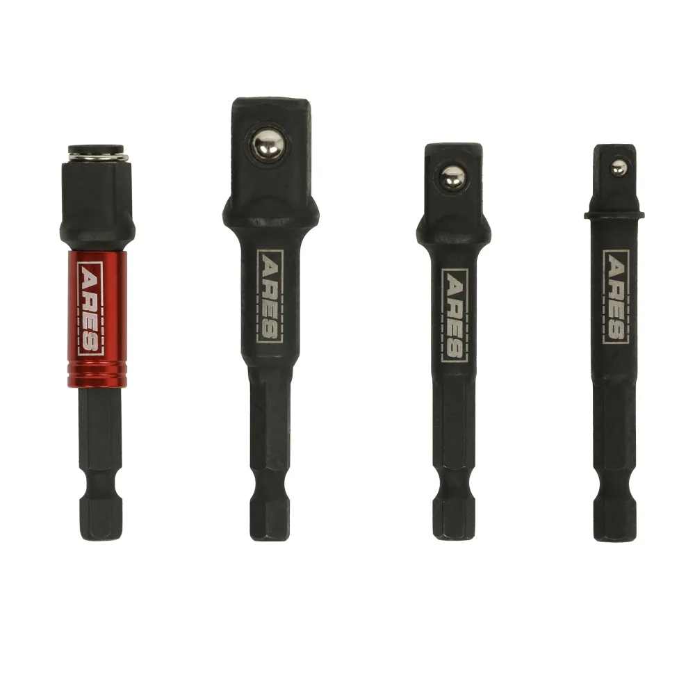 Kogelgewricht ARES 22029 - 2--1 Impact Bit and Socket Adapter Set