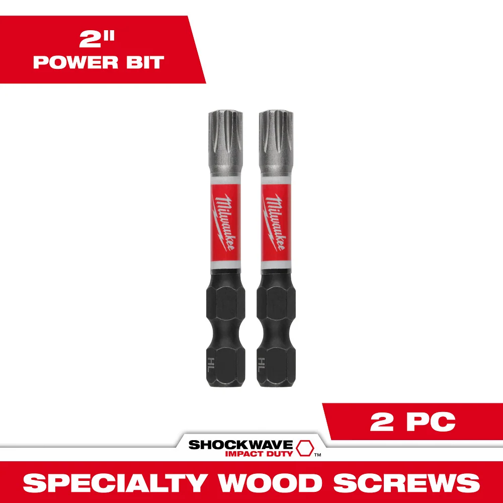 Milwaukee Tools 2" Headlok Impact Drv Bit 2 Pack 48-32-4648