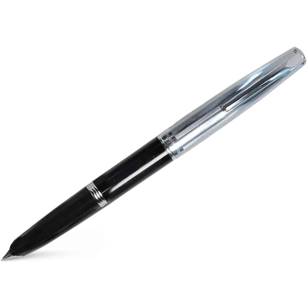 OEM Kwaliteit Aurora Duo Cart Fountain Pen - Koolzwart - Medium