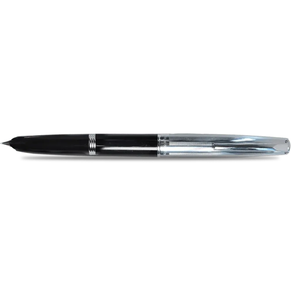 OEM Kwaliteit Aurora Duo Cart Fountain Pen - Koolzwart - Medium