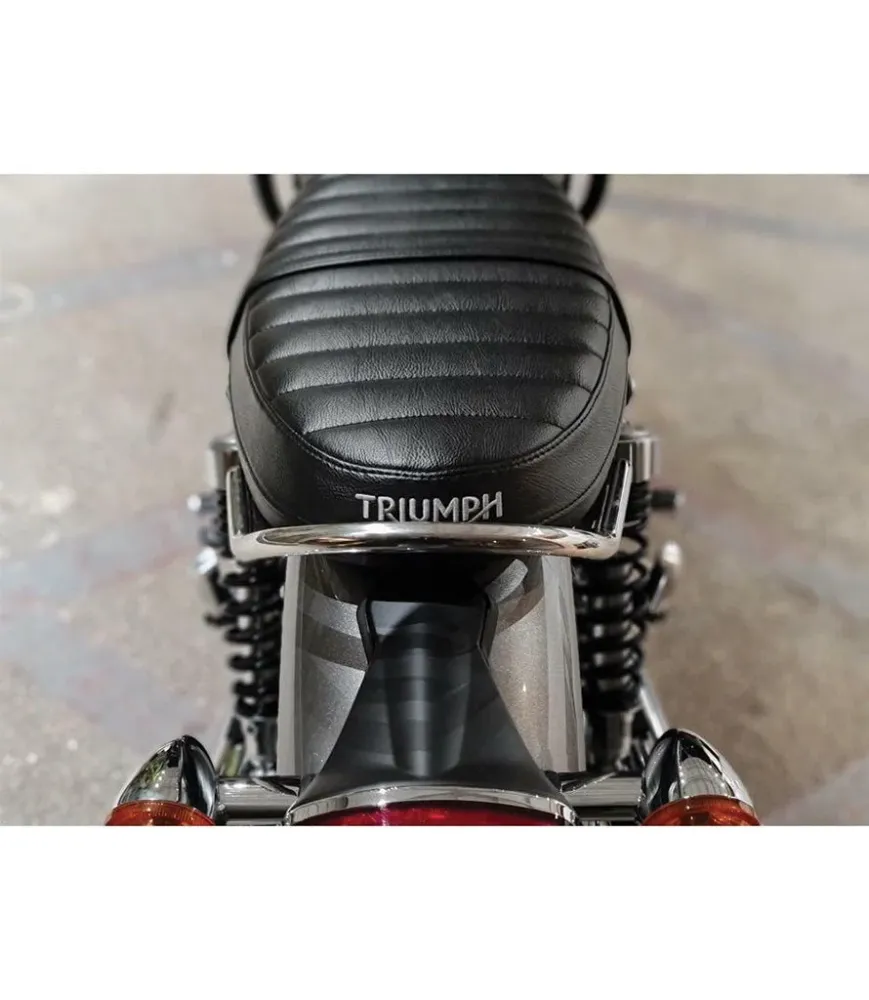 Passenger Handle Triumph - Glad Silver gegalvaniseerd staal