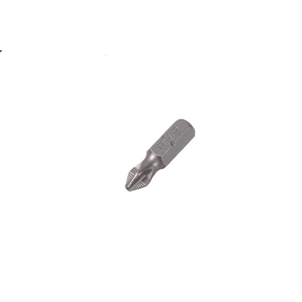 Philips Driver Bits - No. 2, 1/4'' Shank, 1'' Lang