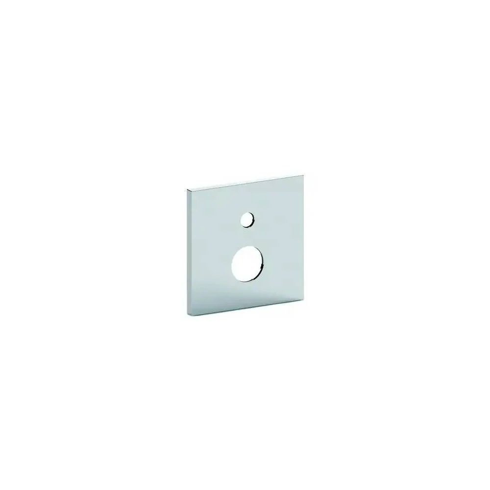 Rectangular Plate abs 2 holes model ZPIA075CR Chroom Paffoni