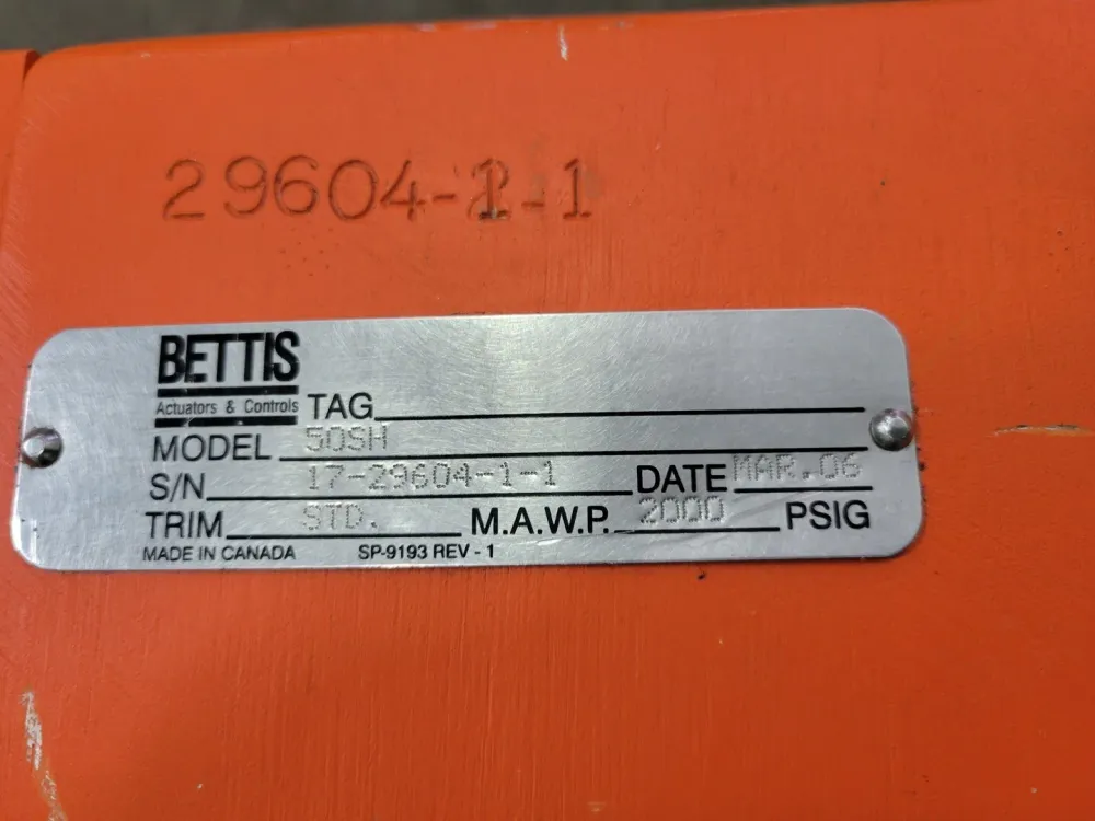 Rubber silentblok E-SERIES Hydraulic Quarter-Turn Valve Double-Acting Operator 50SH
