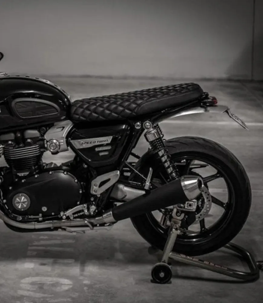 Seat Speed Twin 1200 Triumph - Koolzwart Diamond