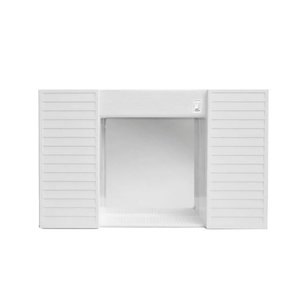 Stabilisatorstang Mirror two doors, shelf and lights cm 58x37x12 CR
