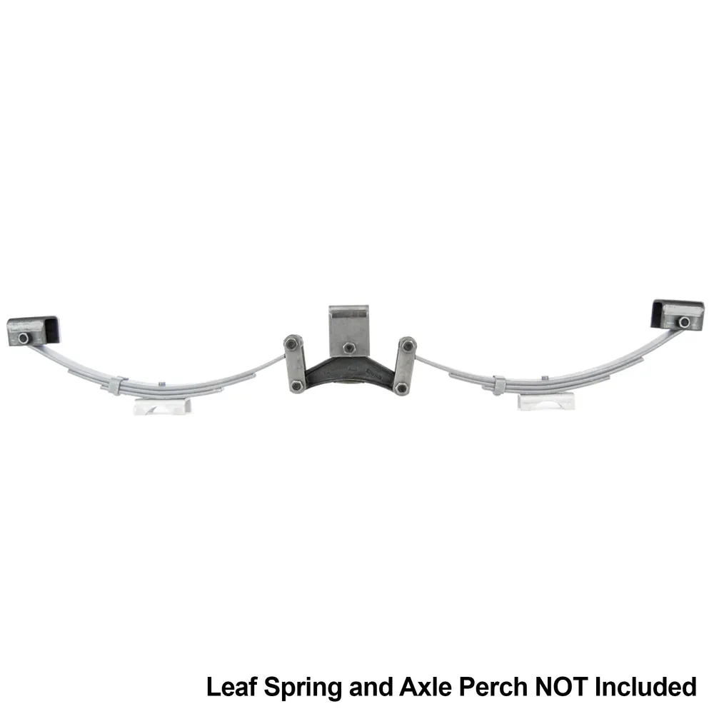 Tandem Axle Trailer Tweevoudig Eye Leaf Spring Suspension Hanger Kit - 2,000-7,000 lbs