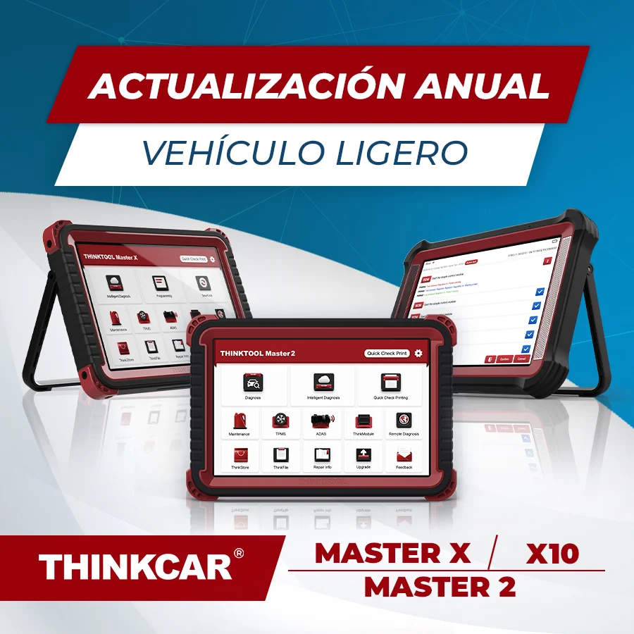 Thinktool Master X / X10 / Master 2 Light Vehicle Annual Update Heavy Duty constructie