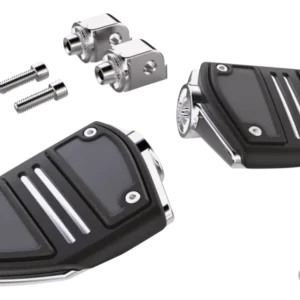 Twin Rail passenger footpegs ST18-up Chr Harley-Davidson - Directe Montage