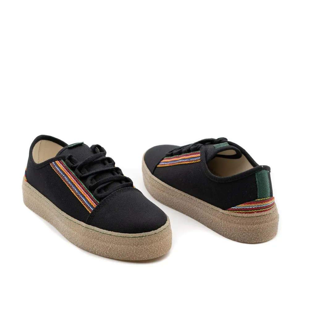 Vegan shoe ravenzwart shanti CAR002 voor terreinvoertuigen 36