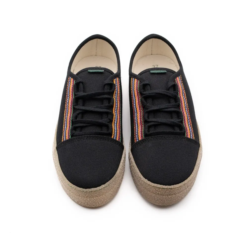 Vegan shoe ravenzwart shanti CAR002 voor terreinvoertuigen 36