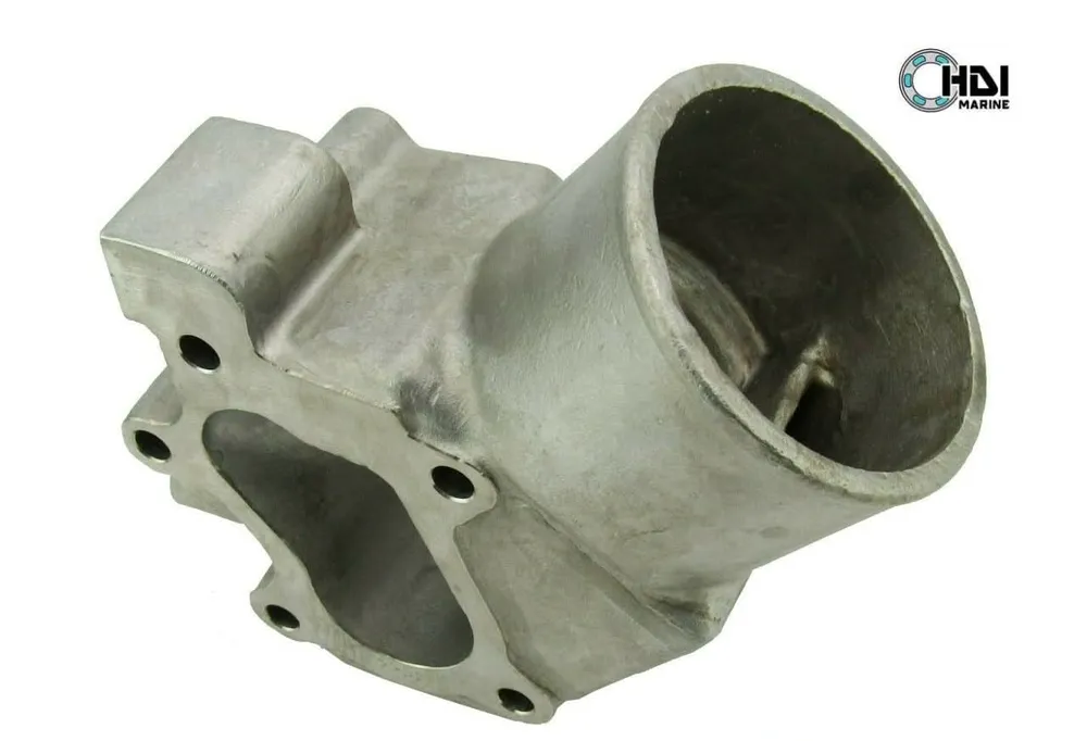 Volvo Penta D2-60F Niet-roestend Steel Exhaust Outlet Elbow & Connector Kit - equivalent to 3584413