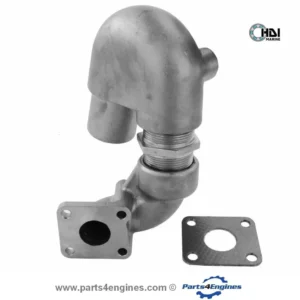 Yanmar 2GM20 Roestvrij Steel Exhaust Outlet 90°
