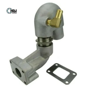 Zware Uitvoering Yanmar 2GM Stainless Rvs Exhaust Outlet