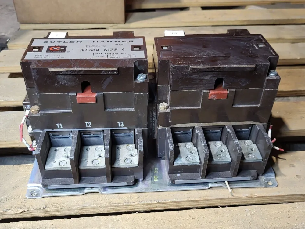 135 Amp, 100 hp, NEMA Size 4 Tweemaal Starter C50FN3