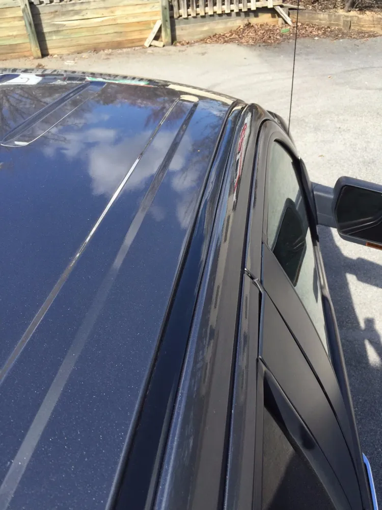 Black Roof Top Trim Molding Kit 2005-2011 Dodge Dakota