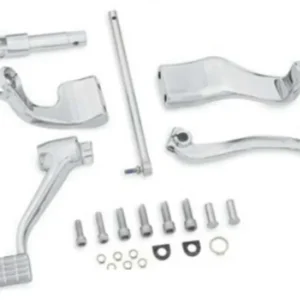 Chrome Further Forward Mid-Control Kit Harley-Davidson Dyna 2006-2017