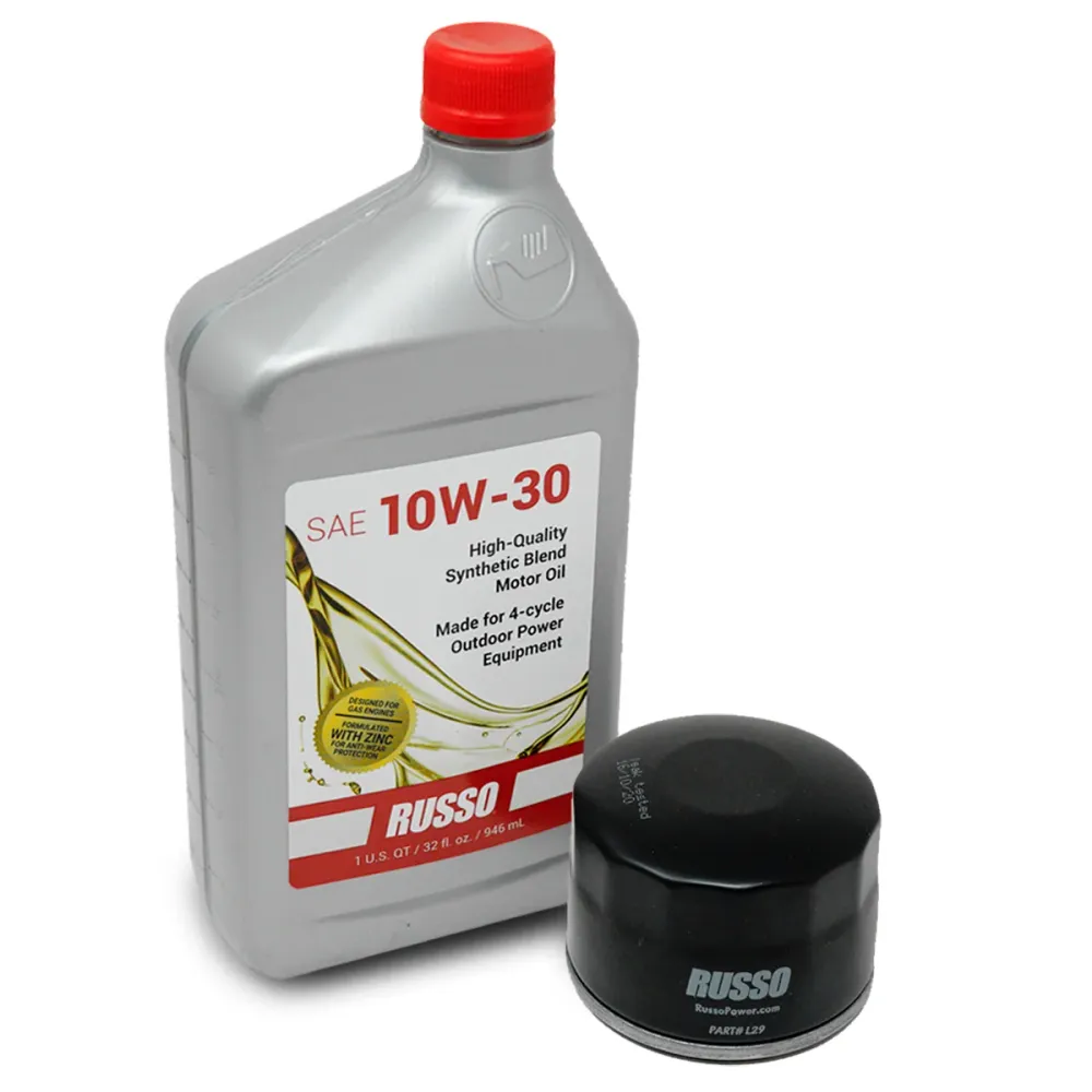RUSSO 10W-30 Engine Oil & Oil Filter Kawasaki 99969-6081 49065-7007