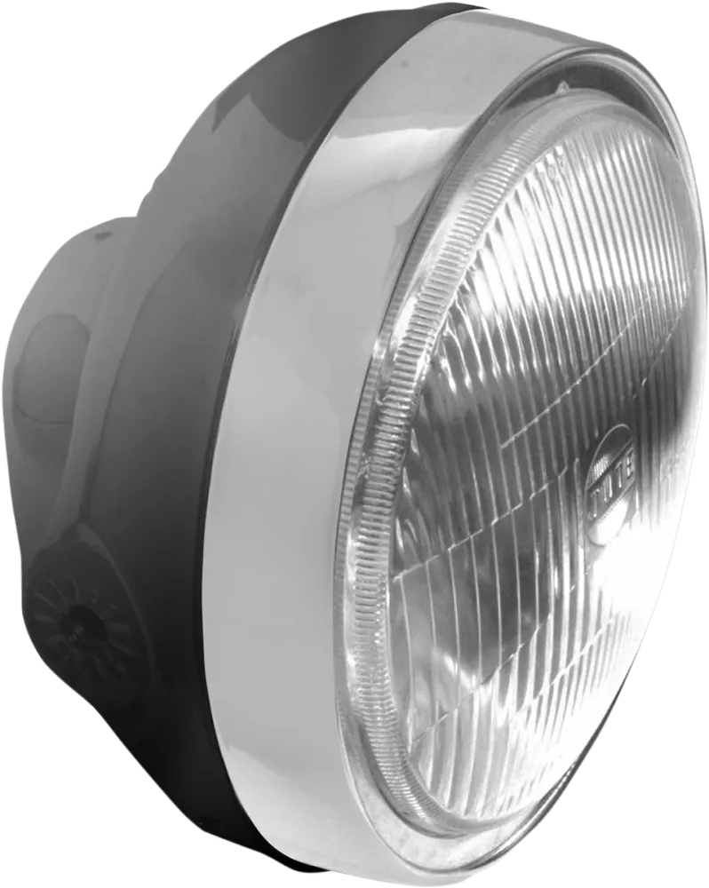 EMGO 61/4" KLASSIEK SIDE-MOUNT HEADLIGHT ASSEMBLIES HEADLAMP SIDEMOUNT BLK