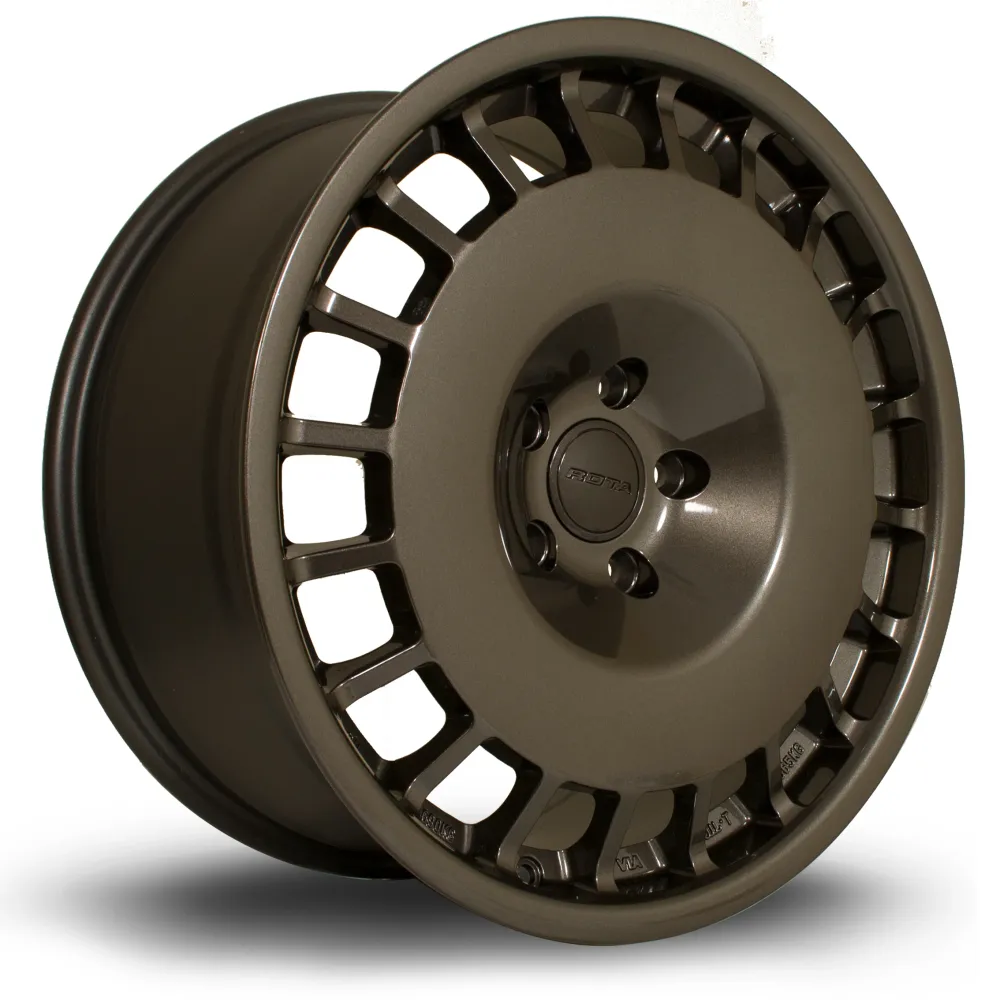 Rota D154 18x8.5" 5x108 ET42, Gunmetal compatibel met VW EA888