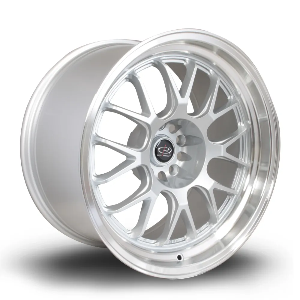Rota MXR 18x10" 5x114.3 ET12, Platinagrijs