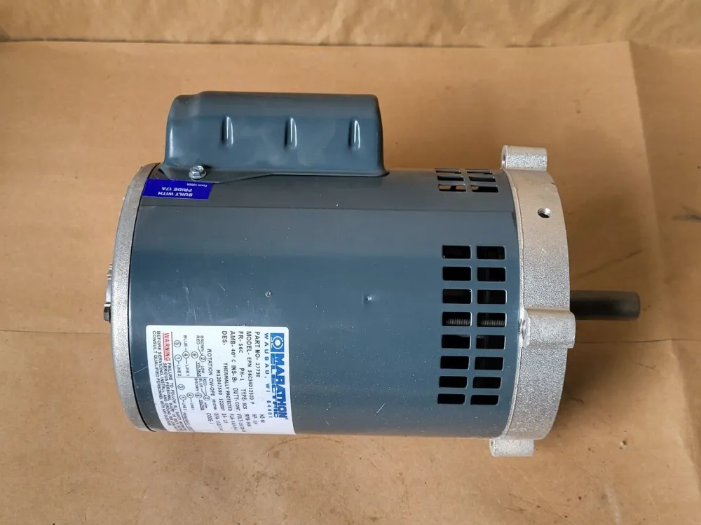 0.75 hp, 115/230 Volt, 3450 RPM, 56C Electric Motor EPN 56C34D1252D P met 18 maanden garantie