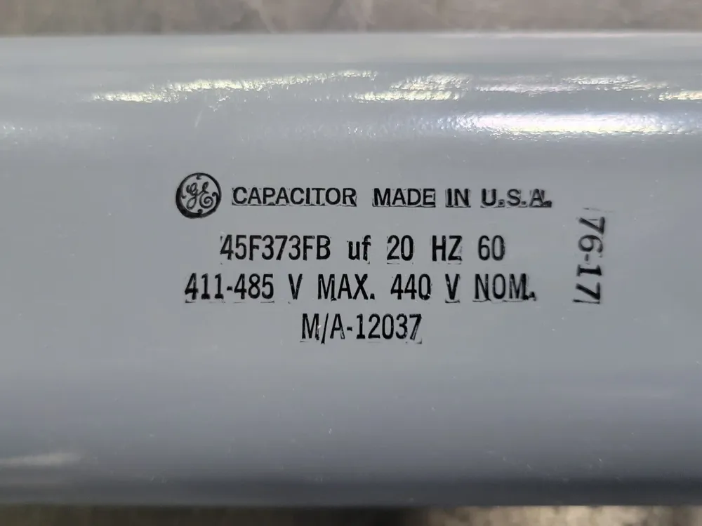 440 Volts Motor Run Capacitor 12037
