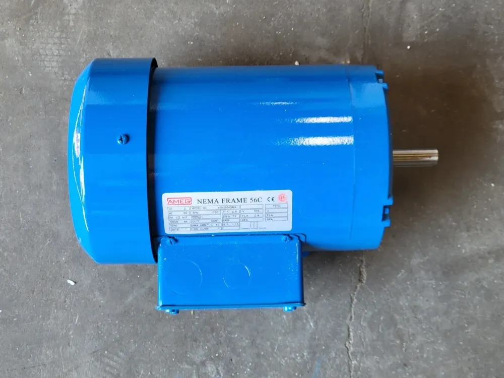 2 hp, 575 volts, 1700 rpm, 56 Electric Motor YSN5664GMA