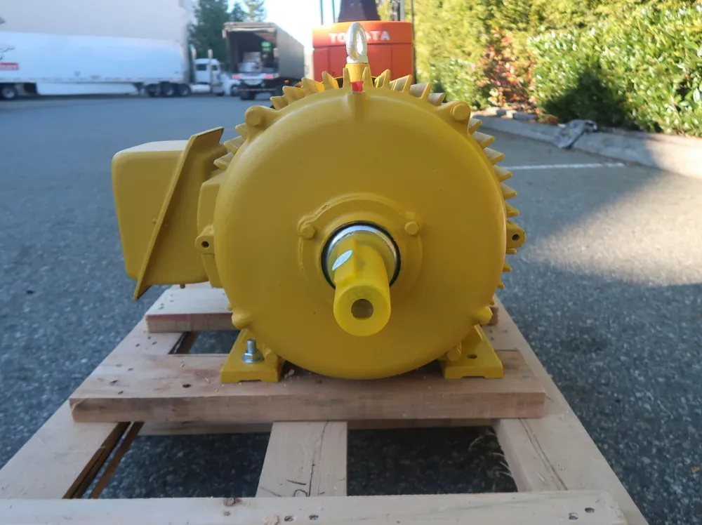15 hp, 575 volts, 1780 rpm, 254T Electric Motor OMN-254T-4 met geïntegreerde geleiderail
