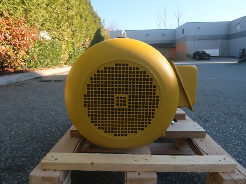 15 hp, 575 volts, 1780 rpm, 254T Electric Motor OMN-254T-4 met geïntegreerde geleiderail