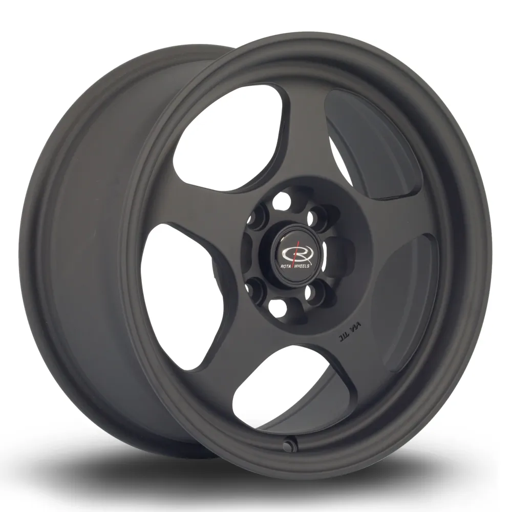 OEM Kwaliteit Rota Slipstream 15x7" 4x100 ET28, Satin Koolzwart