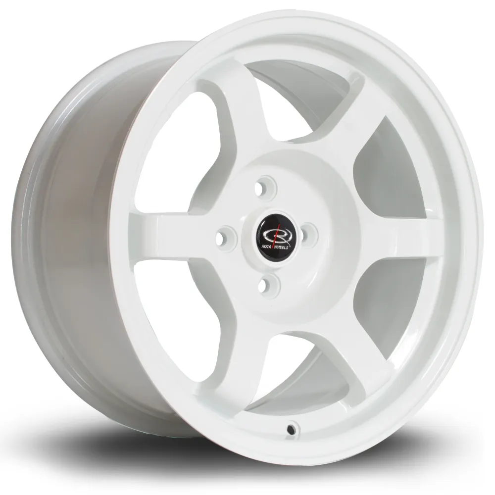 Rota Grid 16x8" 5x114.3 ET10, Parelmoer met bevestigingsmateriaal