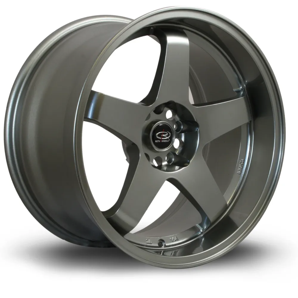 Rota GTR-D 18x10" 5x114.3 ET12, Dark Grey met Garantie