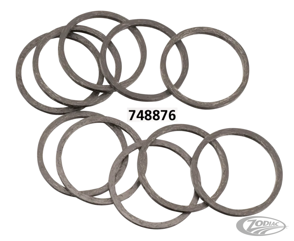 10PCK EVO RACE STYLE EXHAUST GASKET Harley-Davidson