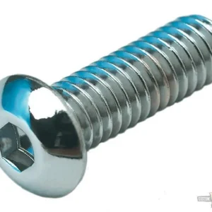 Long Buttonhead Screw Pack Metaalglans Allen head 3/8"-16 UNC 3" Harley-Davidson met geleidestift