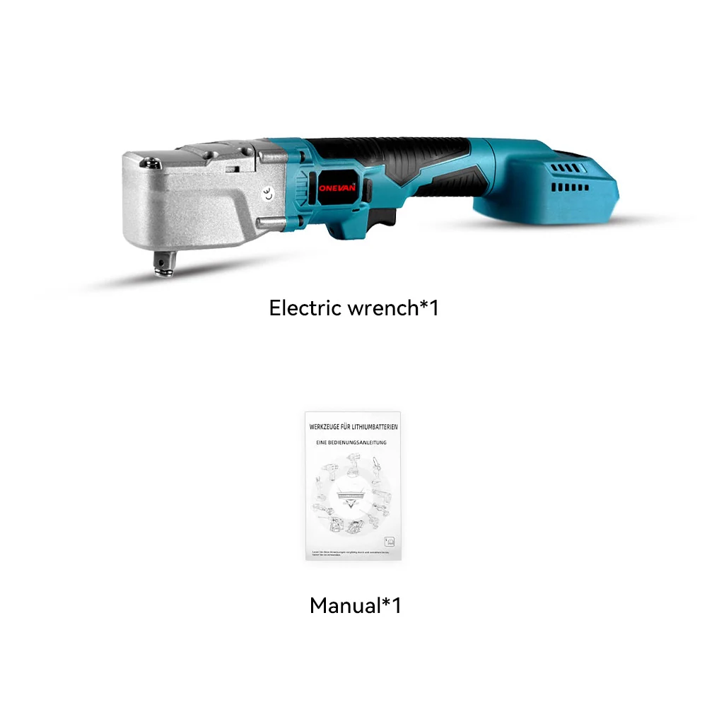 ONEVAN 3/4" 3500N·m Impact Wrench & 1/2'' 1000N·m Ratchet Wrench Brushless Mobiel 2‑Pc. Combo Kit 6.0Ah met draadtappen en...