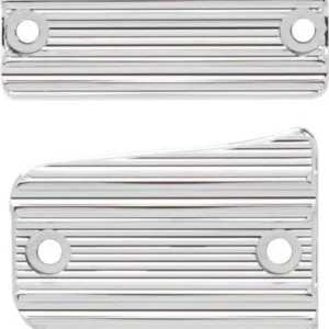 10-Gauge Master Cylinder Cover Chroom Harley-Davidson met zelfklevende 3M tape