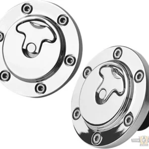 Regen Aircraft Look Screw- Gas Cap Metaalglans Harley-Davidson