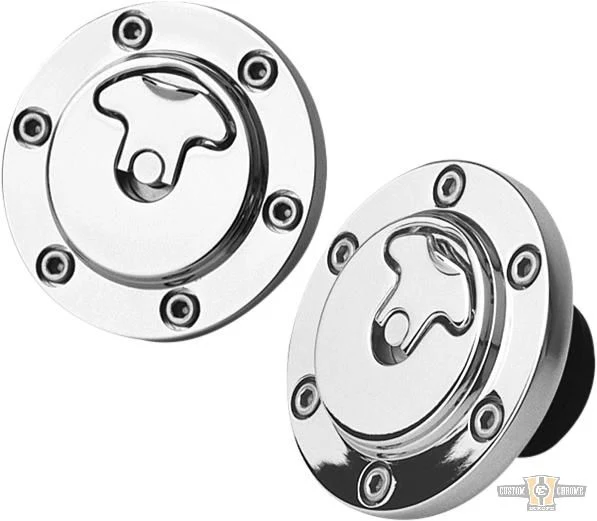 Regen Aircraft Look Screw- Gas Cap Metaalglans Harley-Davidson