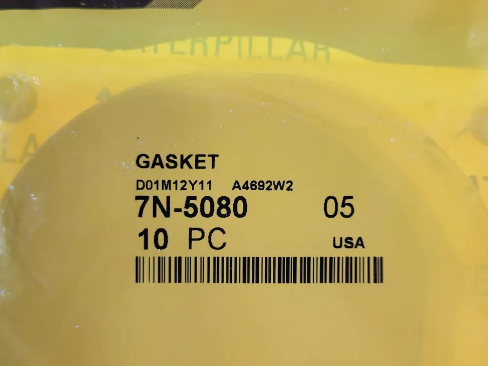 0.8mm Dik Engine Air Lines Gasket 7N-5080 (Bag 10)