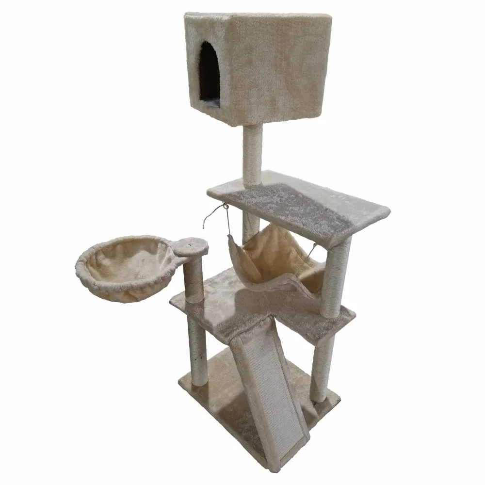Trekker Cat Tree Tiger 130cm met 3 klauwen