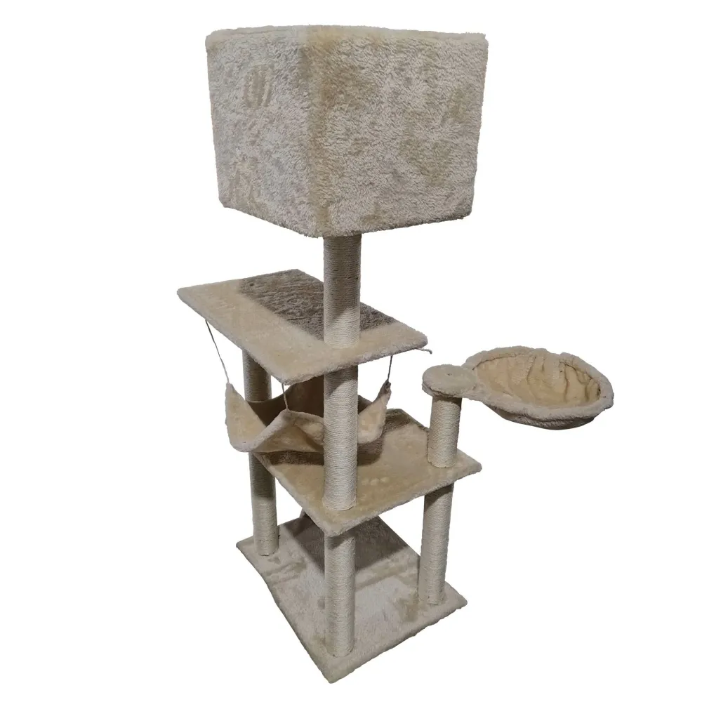 Trekker Cat Tree Tiger 130cm met 3 klauwen