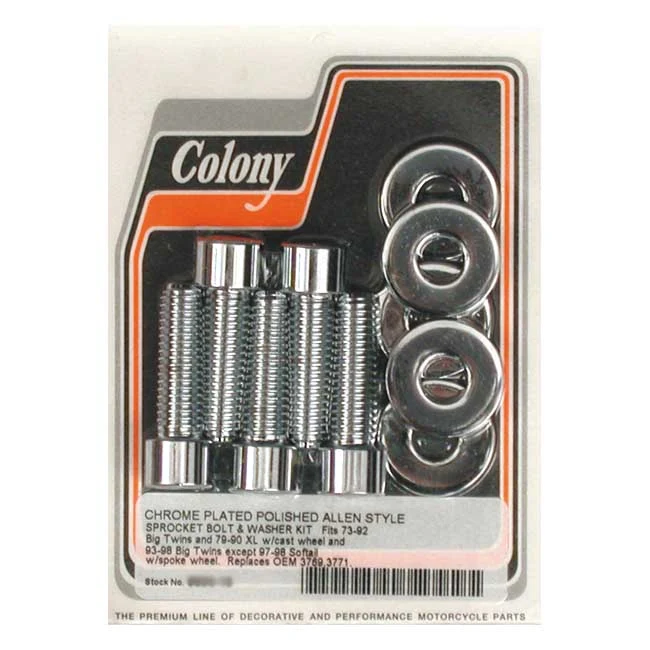 Algenwerende Colony, Kit De Pernos De Rueda Dentada Para Harley Davidson