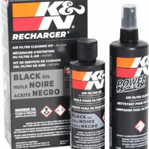 Kit de mantenimiento del filtro de aire lavable con limpiador y aceite K&N voor Kunststof Zeedaken