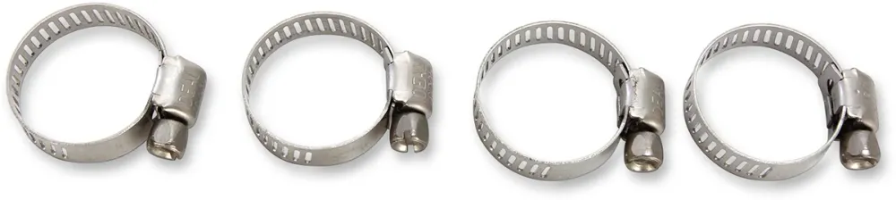 MOOSE RACING HARD-PARTS GEAR DRIVE HOSE CLAMPS CLAMP HOSE SS 10-25MM 4PK