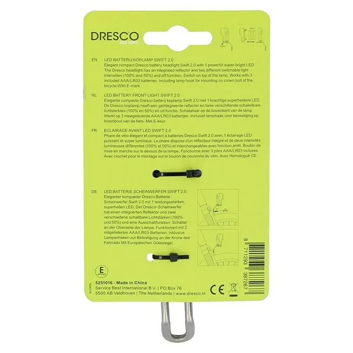 Xenon Dresco Ledkoplamp Swift 2.0 - Led