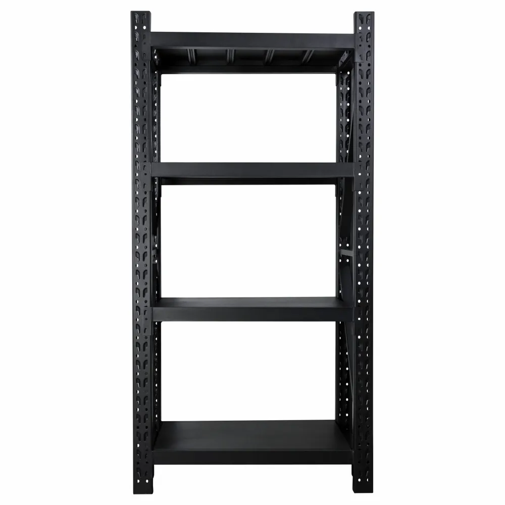 Fornorth Storage Shelf 1600kg, 100x50x200cm, Koolzwart met waterafstotende eigenschappen