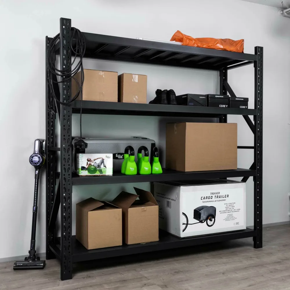 Fornorth Storage Shelf 800kg, 200x60x200cm, Ravenzwart